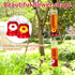 ORIENTOOLS Hummingbird Feeder with Window Hanger- 2pcs Window Bird Feeder, 2.2 oz/Pc Mini Hanging Flower Bird Feeders for Suction Cup...