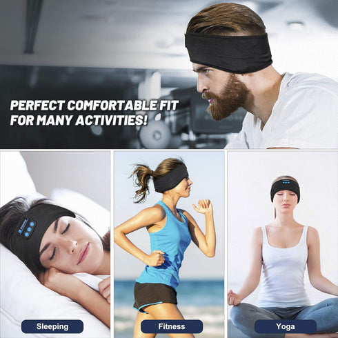 Sleep Headphones Wireless, Bluetooth Sports Headband Headphones with Ultra-Thin HD Stereo Speakers, Unisex, Perfect for Sleeping,Workout,Jogging,Y...