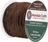 Mandala Crafts 0.5mm 109 Yards Dark Brown Cotton Waxed Cord for Jewelry Making Bracelet Cord Waxed String - Beading String Thread Jewelry Cords fo...