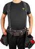 MELOTOUGH Padded Tool Belt Work Suspenders With Super Strong Clip for Carpenter's Suspension Rig construction suspenders for men...