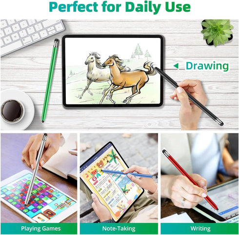 Stylus Pens for Touch Screens, 5 Pack Stylus Pen for iPad iPhone Android Chromebook Tablets and More Capacitive Touchscreen Devices High Sensitivi...