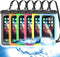 6 Pack Universal Waterproof Phone Pouch, Large Phone Waterproof Case Dry Bag IPX8 Outdoor Sports for Apple iPhone 15 14 13 12 11 Pro Max SE, Samsu...