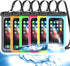 6 Pack Universal Waterproof Phone Pouch, Large Phone Waterproof Case Dry Bag IPX8 Outdoor Sports for Apple iPhone 15 14 13 12 11 Pro Max SE, Samsu...
