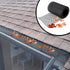 Gutter Guard, 2 Pack Total 6.3" Wide 40' Long DIY Leaf Guard Mesh Filter Protector from Leaves and Branches...