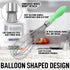 Zulay Kitchen Stainless Steel Balloon Whisk 12 Inch – Heavy Duty and Durable Wire Whisk with Non-Slip Silicone Handle for Blending, Whipping & Bea...