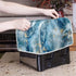 ZDCUSTOM Blue Marble Toaster Cover Dust for Kitchen, Quilted 4 Slice Toaster Appliance Dustproof Fingerprint Protectors and Greasy Protection Anti...