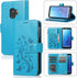 UEEBAI Wallet Case for Samsung Galaxy S9, Premium PU Leather Magnetic Closure Flower Pattern Handbag Zipper Pocket Case Kickstand Card Holder Slot...