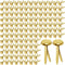 Paper Fasteners,Medium 3/4-Inch Brass Plated Scrapbooking Brads Round Metal Brads for Crafts Making DIY,300 Pack...