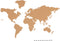Navaris Cork Board World Map - Self-Adhesive Corkboard Continents for Wall to Pin, Plan and Document Travels - Includes 18 Cork Pieces and 10 Pins...