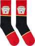 Crazy Socks, Mustard, Ketchup, Hot Sauces & More, Funny Colorful Novelty Socks...