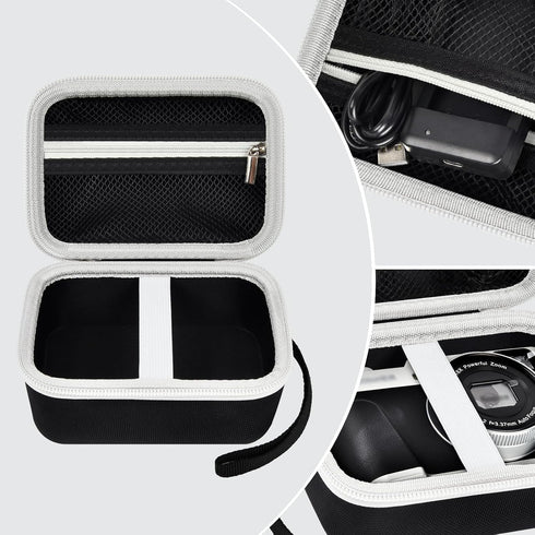 Hard Case Compatible with Hauyince/for ToAuite/for Lecnippy/for Bifevsr/for Lecran/for Saneen 4K 5K Digital Camera 48MP, Portable Camera Storage C...