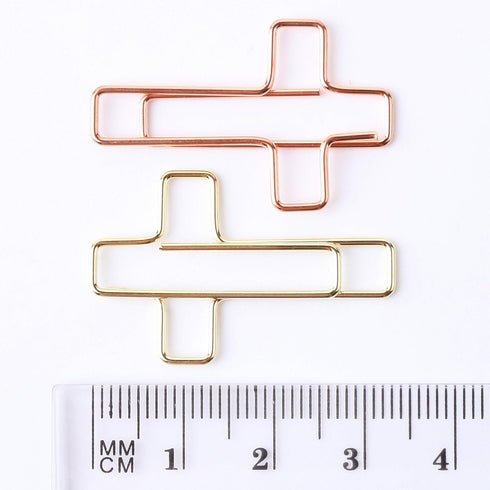 Mr. Pen- Cross Paper Clips, 35 Pack (Gold and Rose Gold Color), Bible Paper Clips, Journaling Paper Clips, Bible Study Supplies, Christian Journal...