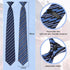 Janmercy 6 Pcs Clip on Tie for Men Clip on Easy Necktie Striped Solid Plaid Dots Mixed Lot Tie for Office School, 20 Inch (Stripe Style)...