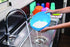 Mintra Home Rice Colander (Teal) - Strainer, Lightweight, for cleaning rice, beans, fruit and vegetables...