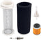 Air Filter Kit Guide & END CAP & Oil Filter & Fuel Filter & Spark plug Kit Compatible with Yamaha Grizzly 600 YFM600 4x4 1998-2001,1UY-14458-01-00...