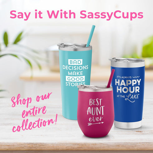 SassyCups Best Bonus Mom Ever Tumbler | 22 Ounce Engraved Mint Stainless Steel Insulated Tumbler with Lid and Straw | Like a Mom | Stepmom Present...