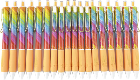 Fengtaiyuan Rd01Oily, 18 Count, Ballpoint Pens - Black Ink, 0.7mm, FIne Point, Writting Smooth (Black-Rd01OilyB)...