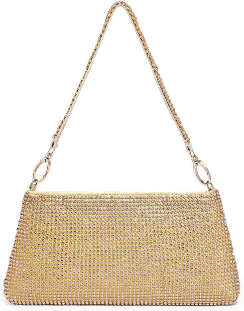 Rhinestone Evening Bag Clutch Glitter Sparkly Purse for Women...