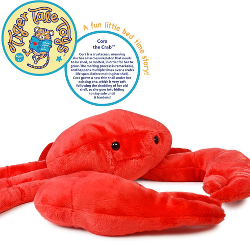 VIAHART Cora The Crab | 18 Inch Stuffed Animal Plush | by TigerHart Toys...