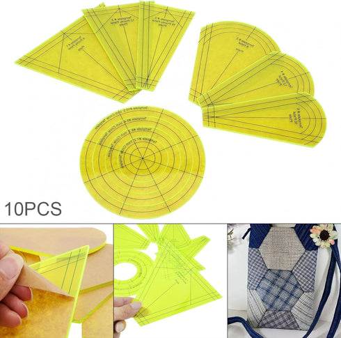 Acrylic Quilting Template Ruler, Design Plate, Patchwork Templates for Sewing Machine Domestic Templates DIY Quilting Ruler Quilting for Clothing ...