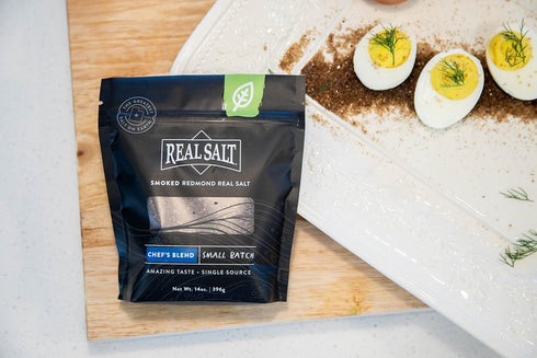 REDMOND Real Salt Chef’s Blend Smoked Salt, 14 oz pouch...