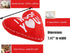 BoomBone Valentines Squeaky Dog Toy, Heart Dog Toy Perfect for Puppy Small Medium Pets Dogs...