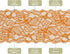 MECCANIXITY 3 Inch Wide 10 Yard Lace Ribbon Floral Pattern Orange Lace Trim Ribbon for Sewing Making, and DIY Crafts, Gift Wrapping, Bouquets, Wed...