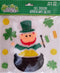 St. Patrick’s Day Window Gels Stickers Decorations, Select: Theme (Leprechaun Pot of Gold)...