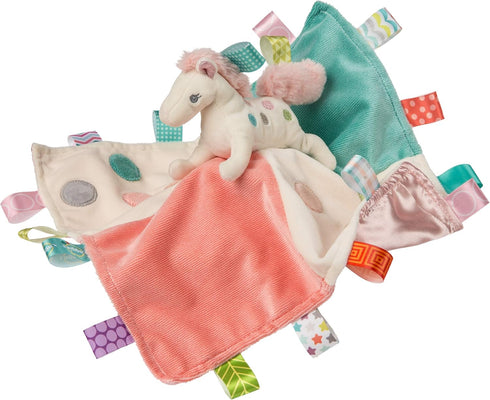 Mary Meyer Taggies Soothing Sensory Stuffed Animal Security Blanket, Painted Pony, 13 x 13-Inches...