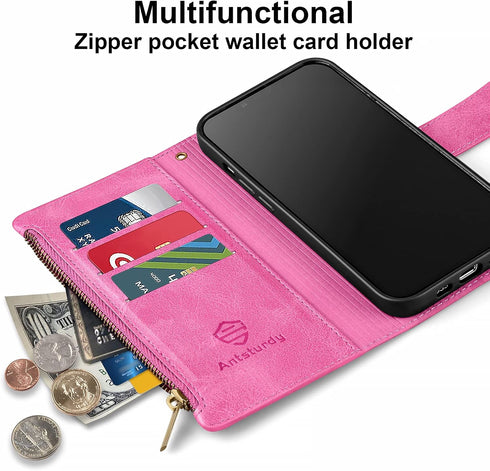 Antsturdy Samsung Galaxy Note 9 Wallet case with Card Holder for Women Men,Galaxy Note 9 Phone case RFID Blocking PU Leather Flip Shockproof Cover...