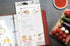 Recipe Sheet Protectors Full Page, 8.5 x 11 inch, 30 Pack, Heavyweight, Top Load, by Better Kitchen Products, Page Protector Binder Sheets, 3-Hole...
