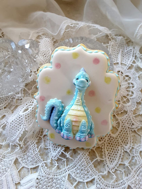 Katy Sue Diplodocus Dinosaur Silicone Mold for Cake Decorating and Craft. Use With Polymer or Air Dry Clay, Sugar Paste, Gum Paste, & Fondant. Fro...