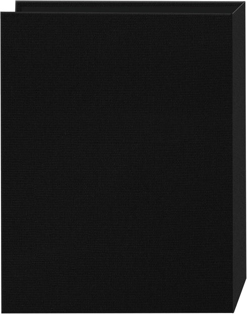 Pioneer 24 Pocket Fabric Frame Cover Photo Album, Deep Black...