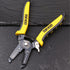 DOWELL 10-22AWG+22-30AWG Wire Stripping Tool Wire Stripper Cutter Pliers Tool Multi-Function Hand Tool for Electrician 2-Piece...