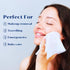 100 Compressed Towels Tablets - 100% Rayon - Biodegradable & Hypoallergenic - Travel & Makeup Remover Wipes - Hiking & Camping - Coin Tissue...