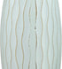 Stonebriar Vintage Textured Pale Ocean Blue Tall Wooden Vase...