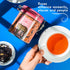 Rose Tea Bags -20 XL Pyramid Sachets- Rose Tea Organic. Tea Blends -Finest Moroccan Rose Petals and Ceylon OP Black Tea Leaves from Uva- Pantenger...