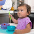 ChooMee FlexiDip Silicone Baby Learning Utensil | 4 Months + Baby Led Weaning | Flat Head Spoon with Firm Handle | Designed in USA, BPA Free, Prem...
