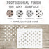 50 Stars Stencil Template - Reusable 4th of July Stencil of American Flag 50 Stars Pattern Stencil for Independence Day Decorations Painting Wood ...