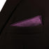S&W SHLAX&WING Silk Ties for Men Suit Neckties Purple Solid Colors Extra Long Matching Pocket Square...