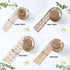 4 Rolls Burlap Ribbon Natural Jute Burlap Lace Ribbon Mesh Burlap Ribbon Weeding Ribbon Trim Craft Wrapping Ribbon for Holiday Party DIY Handmade ...