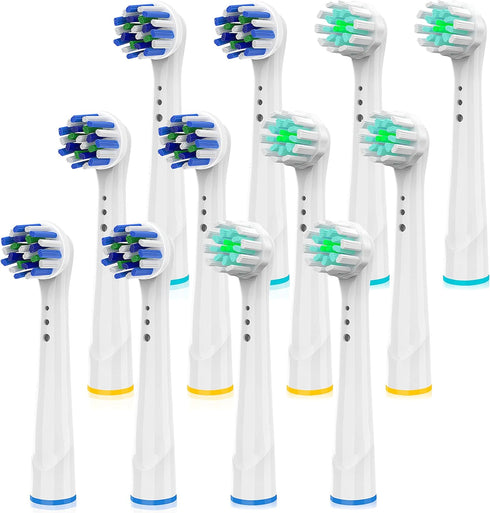 Replacement Toothbrush Heads for Oral B Braun, 12 Pack Professional Electric Toothbrush Heads, Precision Clean Brush Heads Refill Compatible with ...