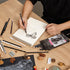Drawing Sketching Pencil Set - 22 Piece Graphite Pencils, White Gel Pen, White Charcoal Pencils, Eraser Pencils, Erasers, Blending Stumps for Draw...