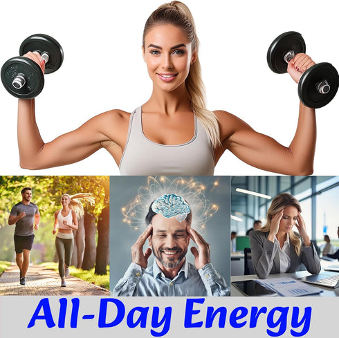 Energy Patches (30 Pack) | Plant-Based, Water-Resistant | Natural Ingredients for Focus, Mood & Energy | Vitamin B12, Green Tea, Ginseng | Daily W...