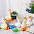 6 Pieces Goose Stuffed Animal 6.3 Inch Plush Goose Stuffed Goose White Light Yellow Stuffed Animal Toy Soft Stuffed Doll Birthday Gift for Christm...