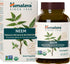 Himalaya Organic Neem Herbal Supplement, for Mild Acne & Clear Skin, Purifying, Ayurvedic, USDA Certified Organic, Non-GMO, Vegan, 600 mg, 60 Plan...