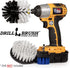 Drillbrush Pet Hair Remover Brush - Lint Roller Brush Alternative – Car Carpet Pet Hair Lifter and Lint Remover - Dog Brush/Cat Brush Drill Attach...