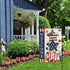 4th of July Patriotic Welcome Garden Flag 12.5 x 18 Inch Independence Day Memorial USA Flag Double Sided Burlap Flag for Anniversary Decor...