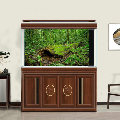 Forest Terrarium Background Huge Tropical Trees Reptile Habitat Background Rainforest Aquarium Background Fish Tank Backdrop Decors Forest Moss De...