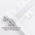 MYSTIC-HOME Sheer Curtains White 45 Inch Length, Rod Pocket Voile Drapes for Living Room, Bedroom, Window Treatments Semi Crinkle Curtain Panels f...